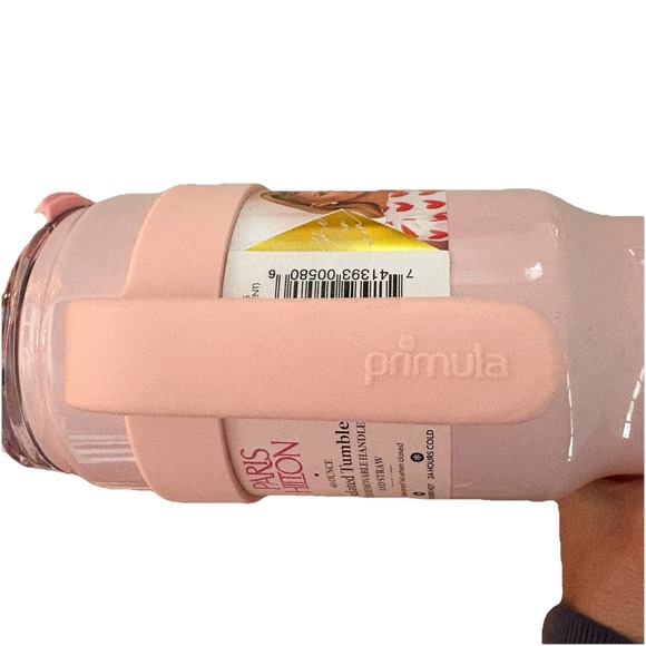 Paris Hilton 40oz Stainless Steel Tumbler Removable Handle Straw Insulated NEW - Picture 11 of 12